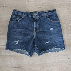 Denim Distressed Women Shorts